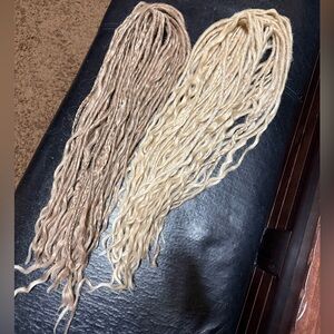 Synthetic Customized Faux Dreadlock Extensions - Blonde & Light Brown